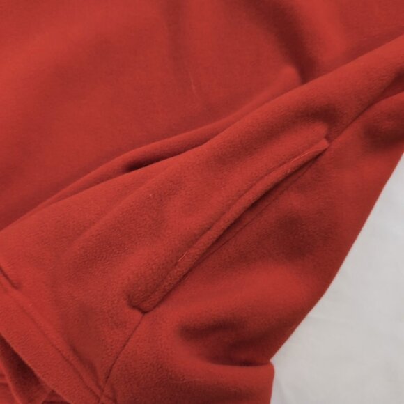 Official NFL x Reebok Atlanta Falconers 1/4 Zip Fleece Sweater Red, Large - Picture 5 of 7